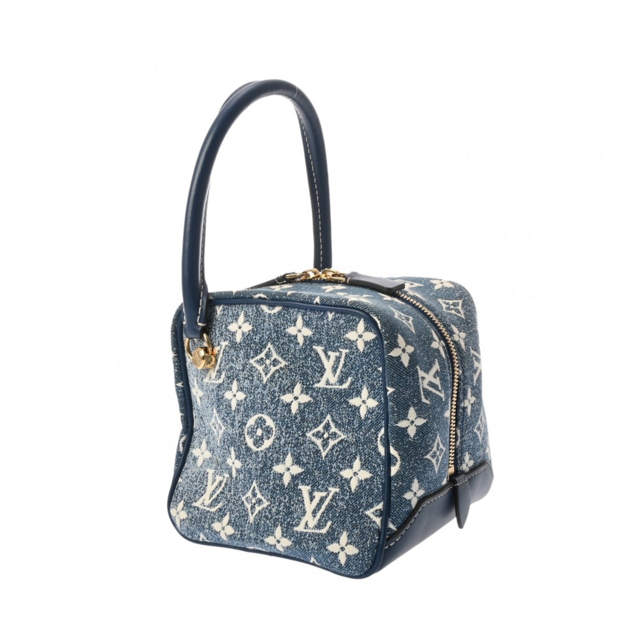 Square Bag Monogram Jacquard Denim