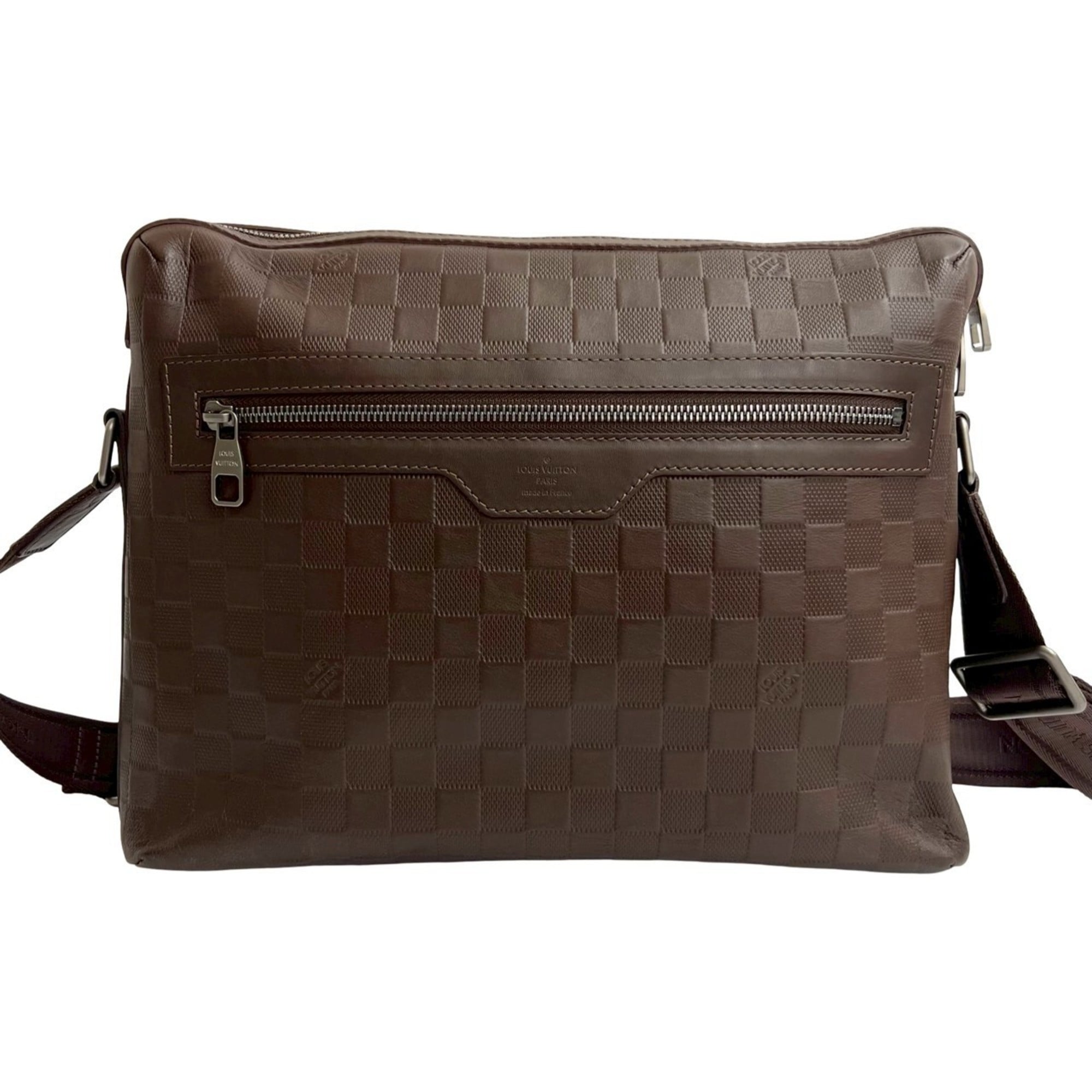 Louis Vuitton Brown Leather Shoulder Bag (Pre-Owned)