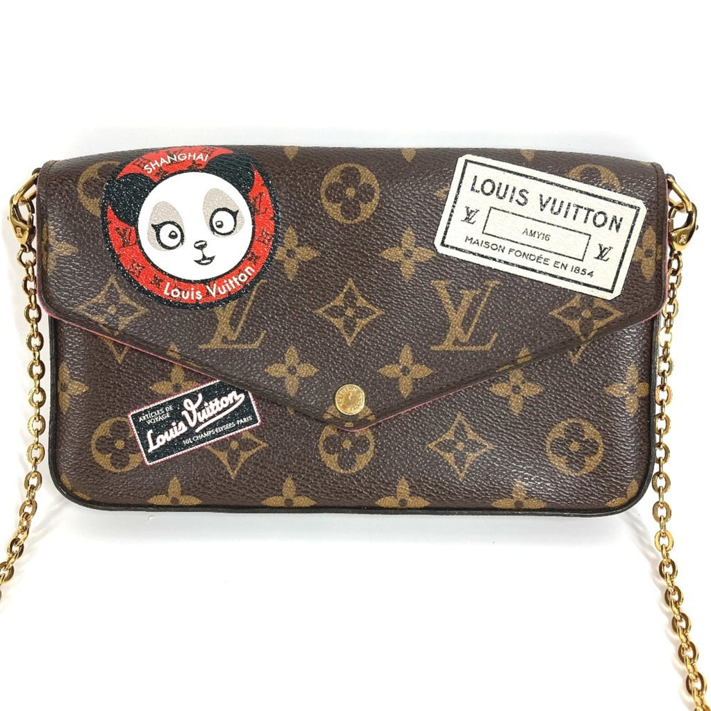 Louis Vuitton Monogram Panda Brown Multi-Color Monogram Shoulder Bag (Pre-Owned)