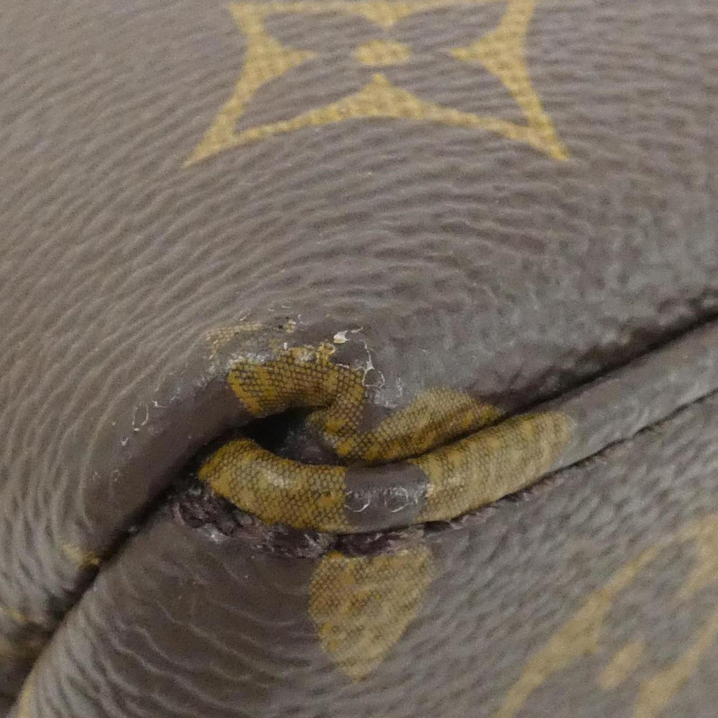 Louis Vuitton Monogram Marron Coated Canvas Handbag (Pre-Owned)