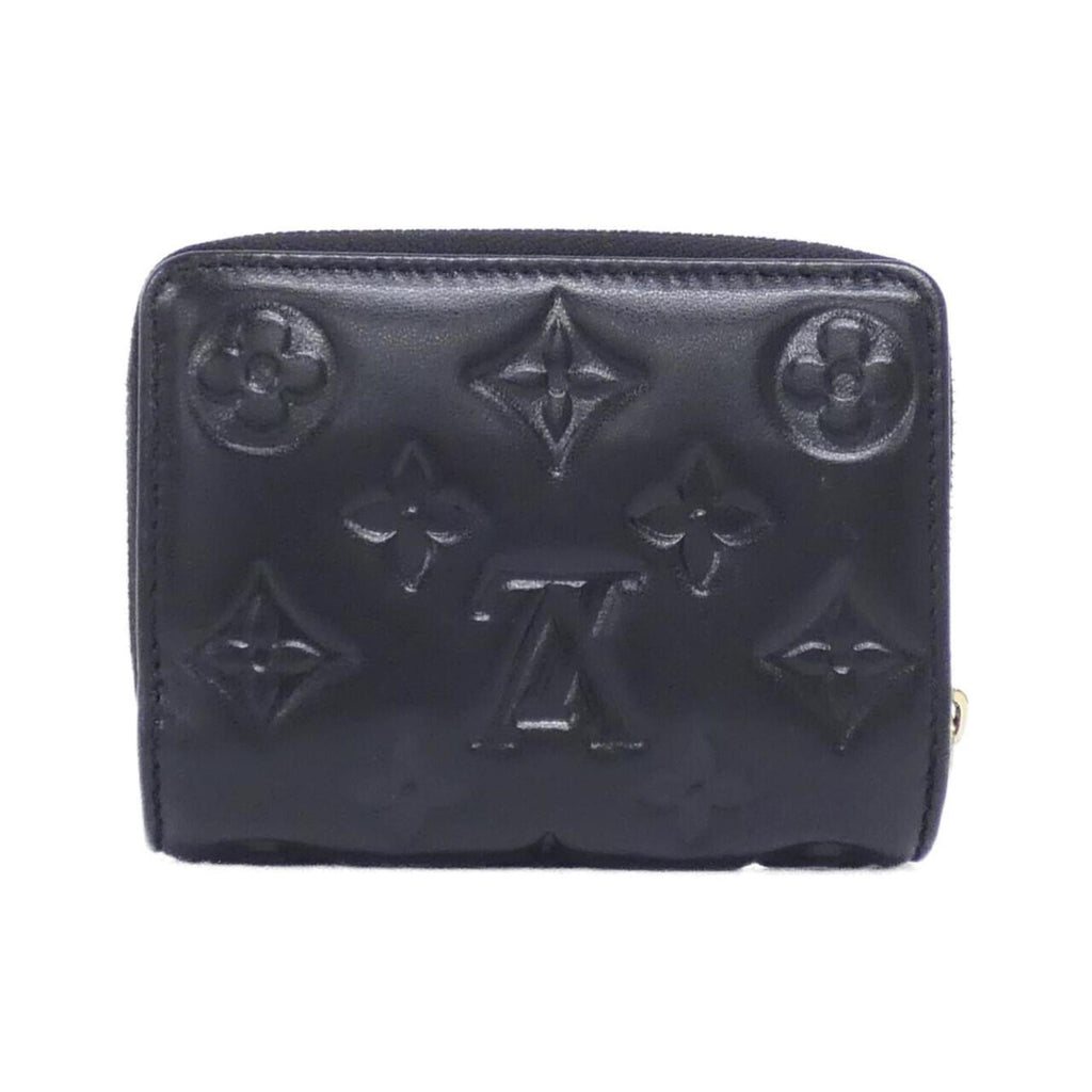Louis Vuitton Black Leather Coin Purse/Coin Case (Pre-Owned)