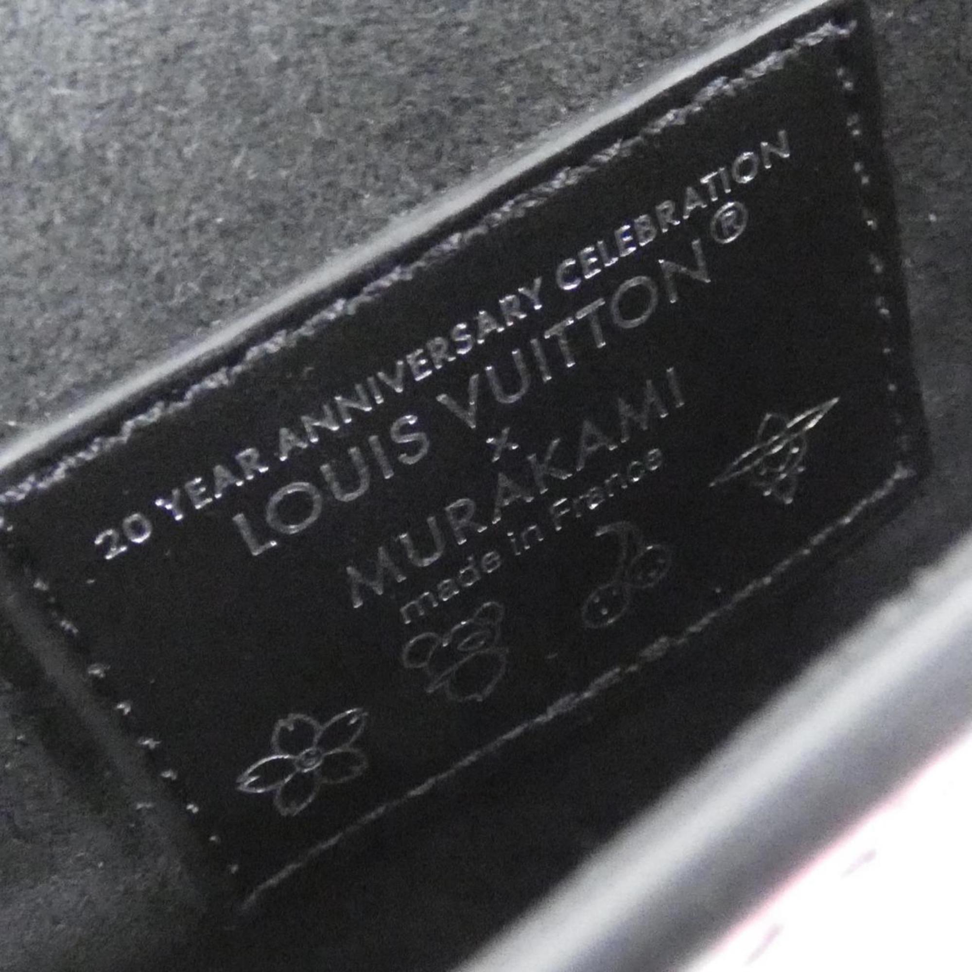 Louis Vuitton Black Coated Canvas Shoulder Bag (Pre-Owned)