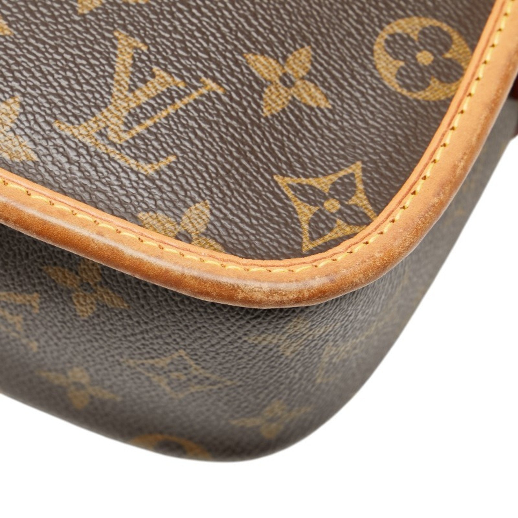 Louis Vuitton Monogram Brown Pvc Leather Shoulder Bag (Pre-Owned)
