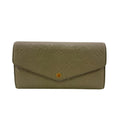 Louis Vuitton Beige Galle Monogram Empreinte Leather Long Wallet (Bi-Fold) (Pre-Owned)