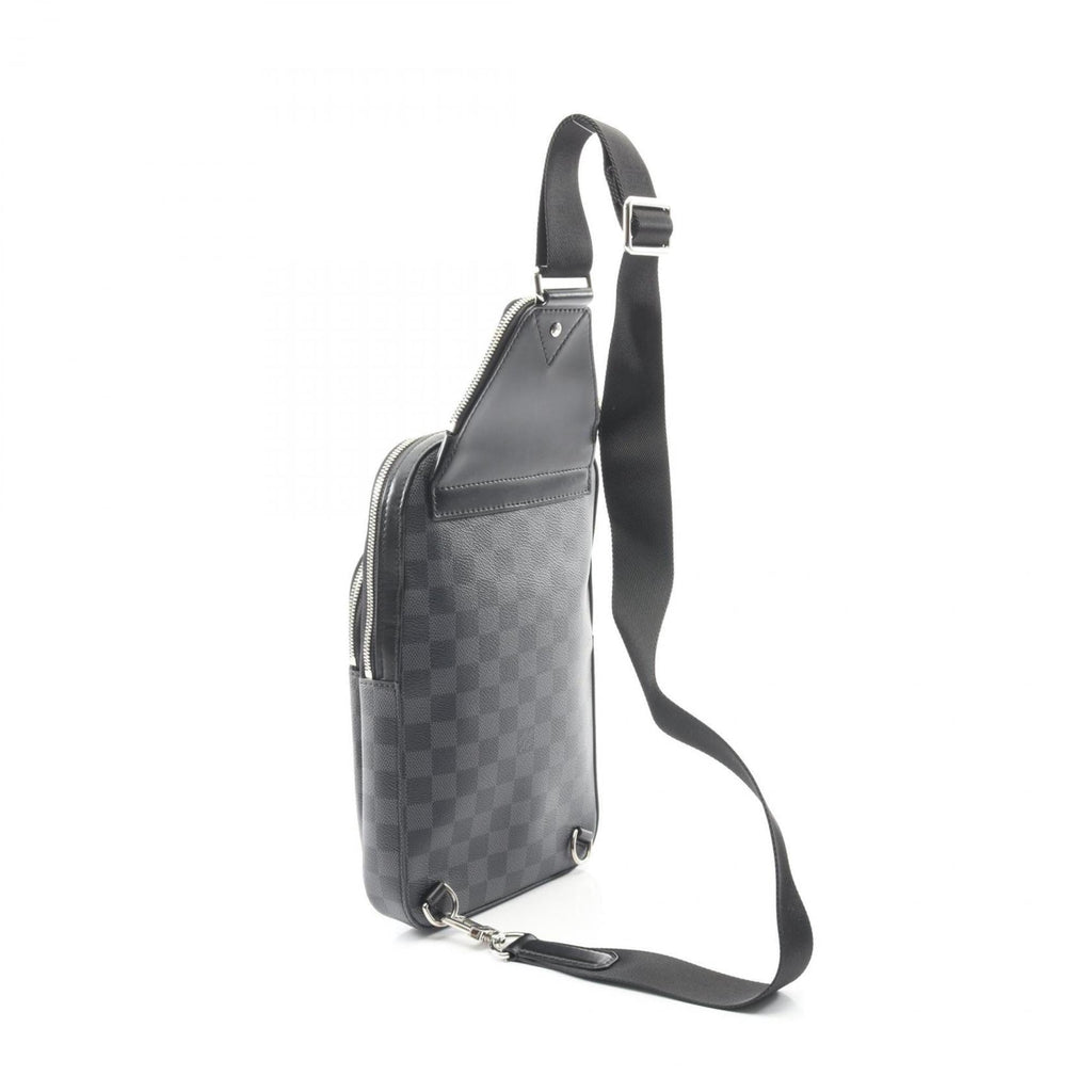 Louis Vuitton Black Damier Graphite Coated Canvas Leather Fanny Pack Sling Bag (Pre-Owned)