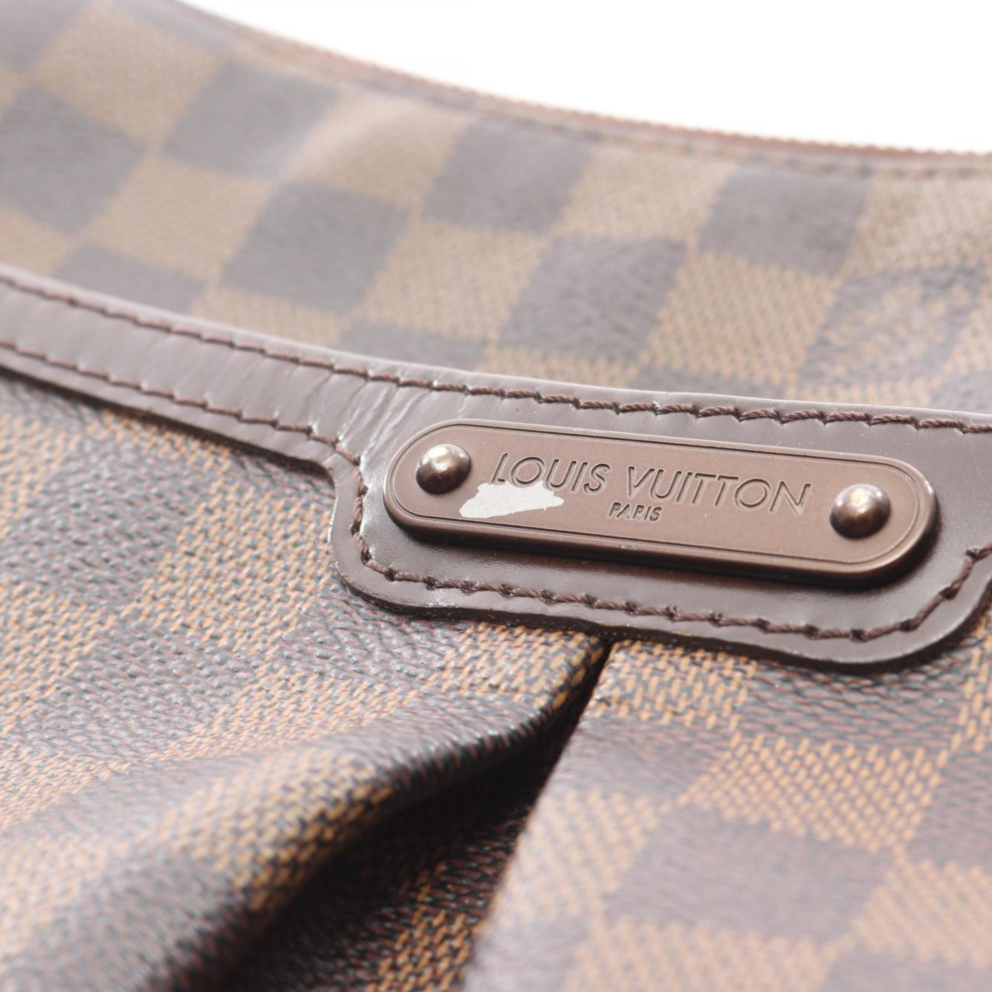 Louis Vuitton Brown Coated Canvas Pvc Damier Canvas Leather Shoulder Bag (Pre-Owned)