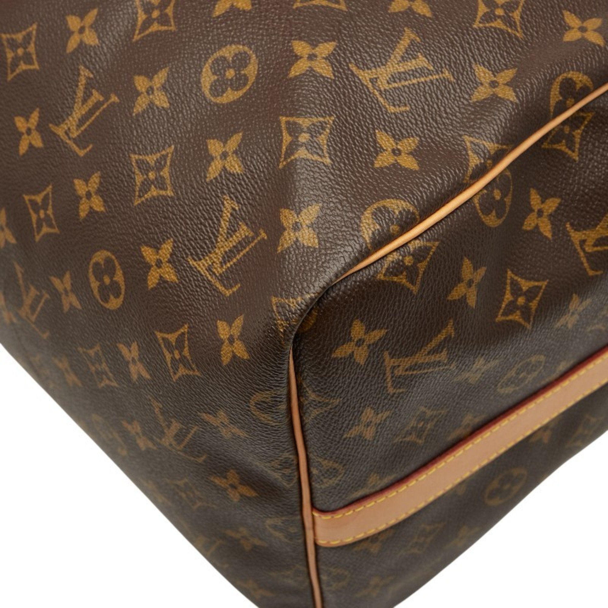 Louis Vuitton Brown Pvc Leather Boston Bag Shoulder Bag (Pre-Owned)
