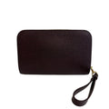 Louis Vuitton Wine Taiga Leather Clutch Bag (Pre-Owned)