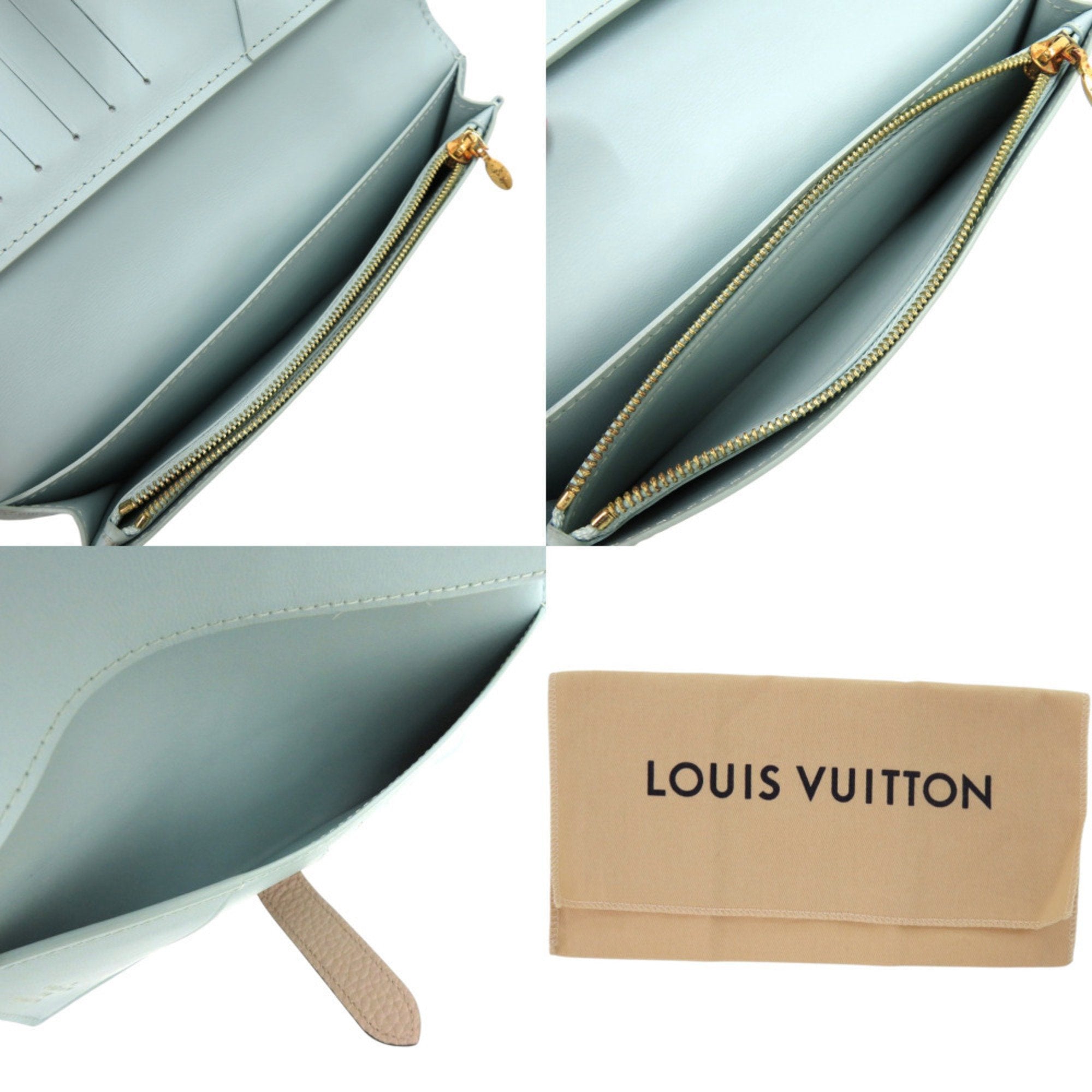 Louis Vuitton Galle Leather Long Wallet (Bi-Fold) (Pre-Owned)