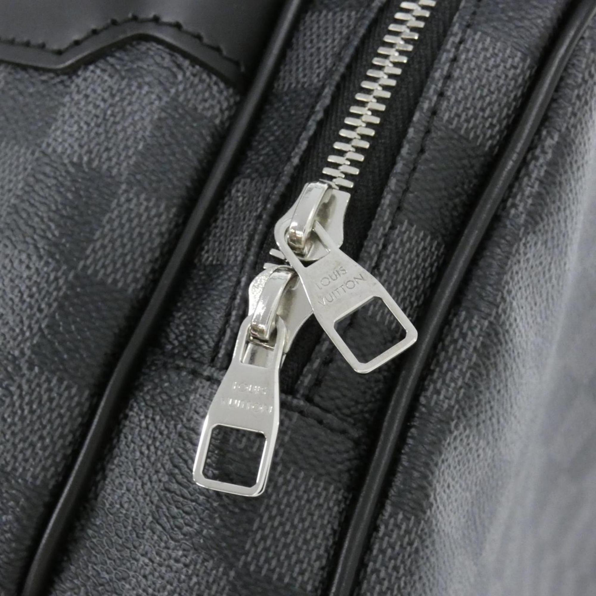 Louis Vuitton Graphite Coated Canvas Shoulder Bag (Pre-Owned)
