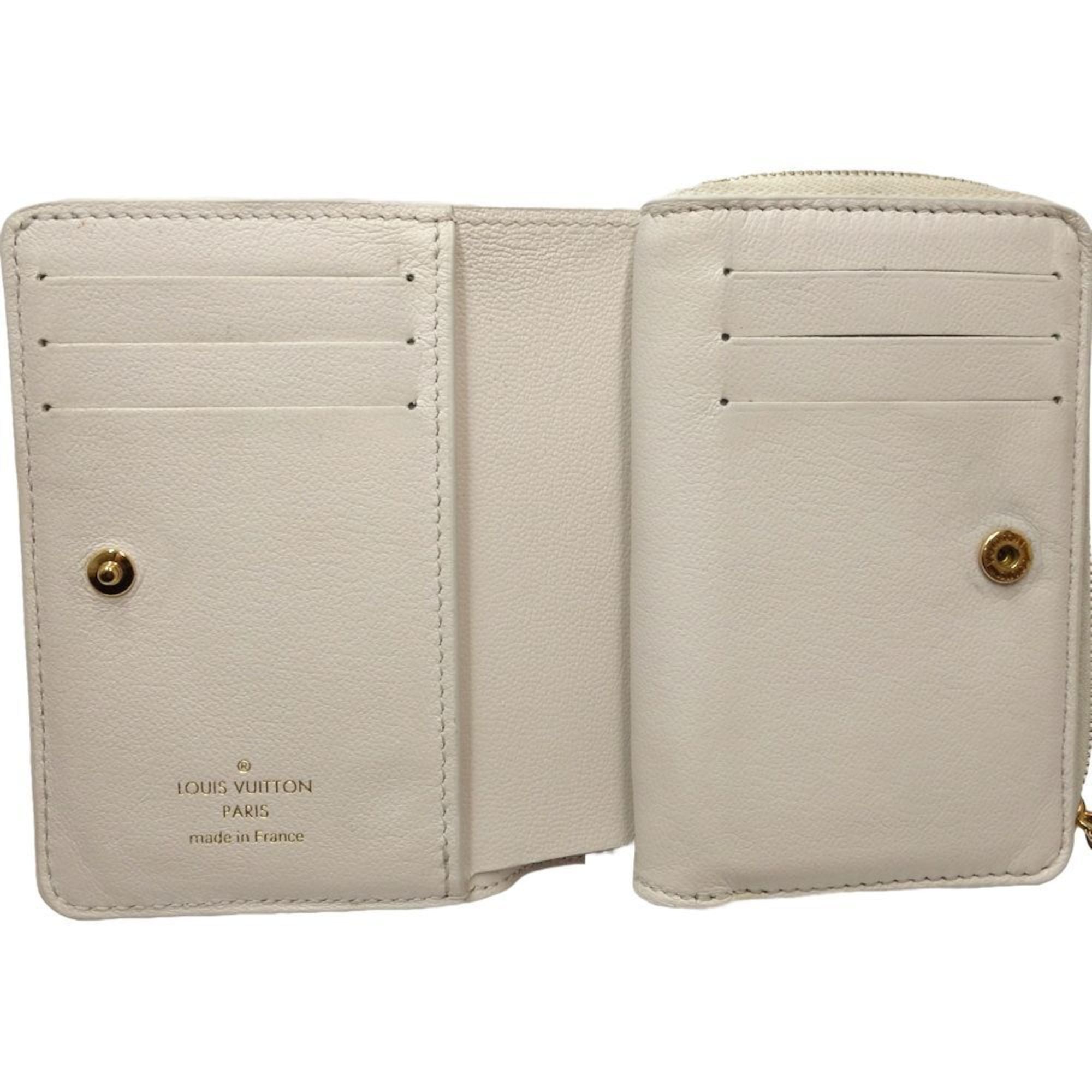Louis Vuitton Beige Pink Leather Wallet (Bi-Fold) (Pre-Owned)