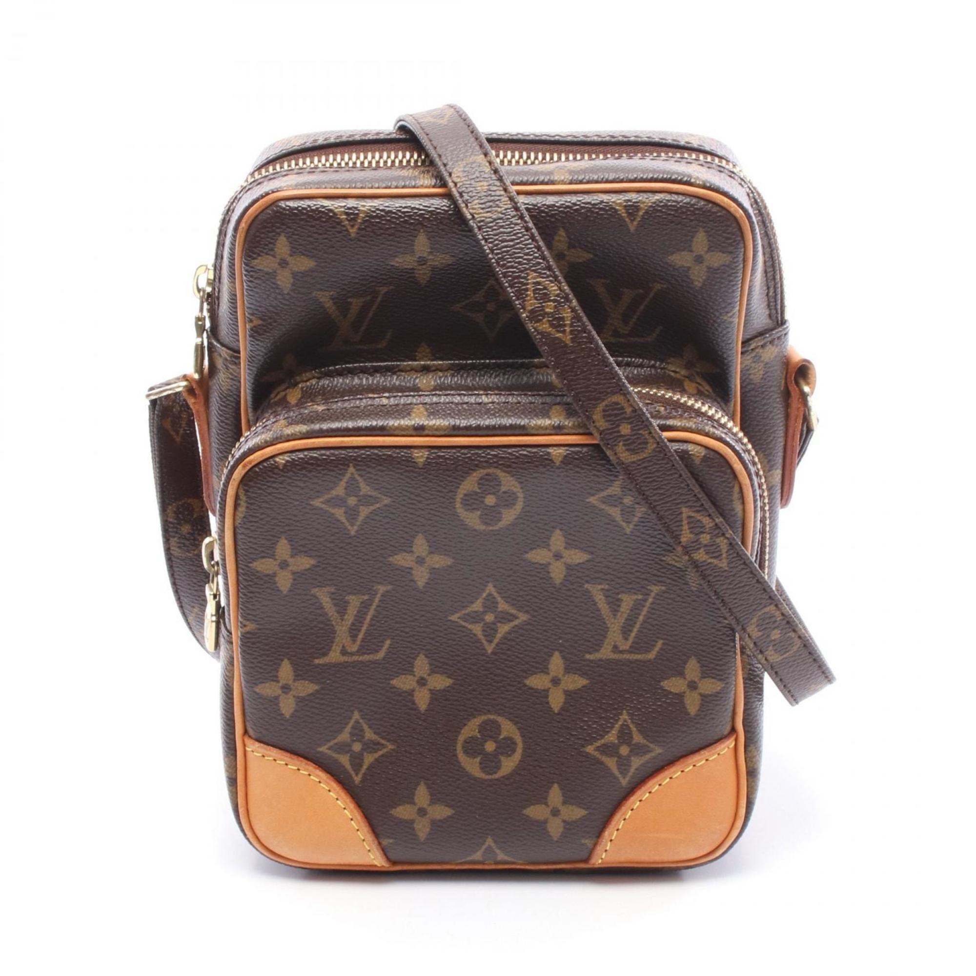 Louis Vuitton Brown Monogram Coated Canvas Shoulder Bag (Pre-Owned)