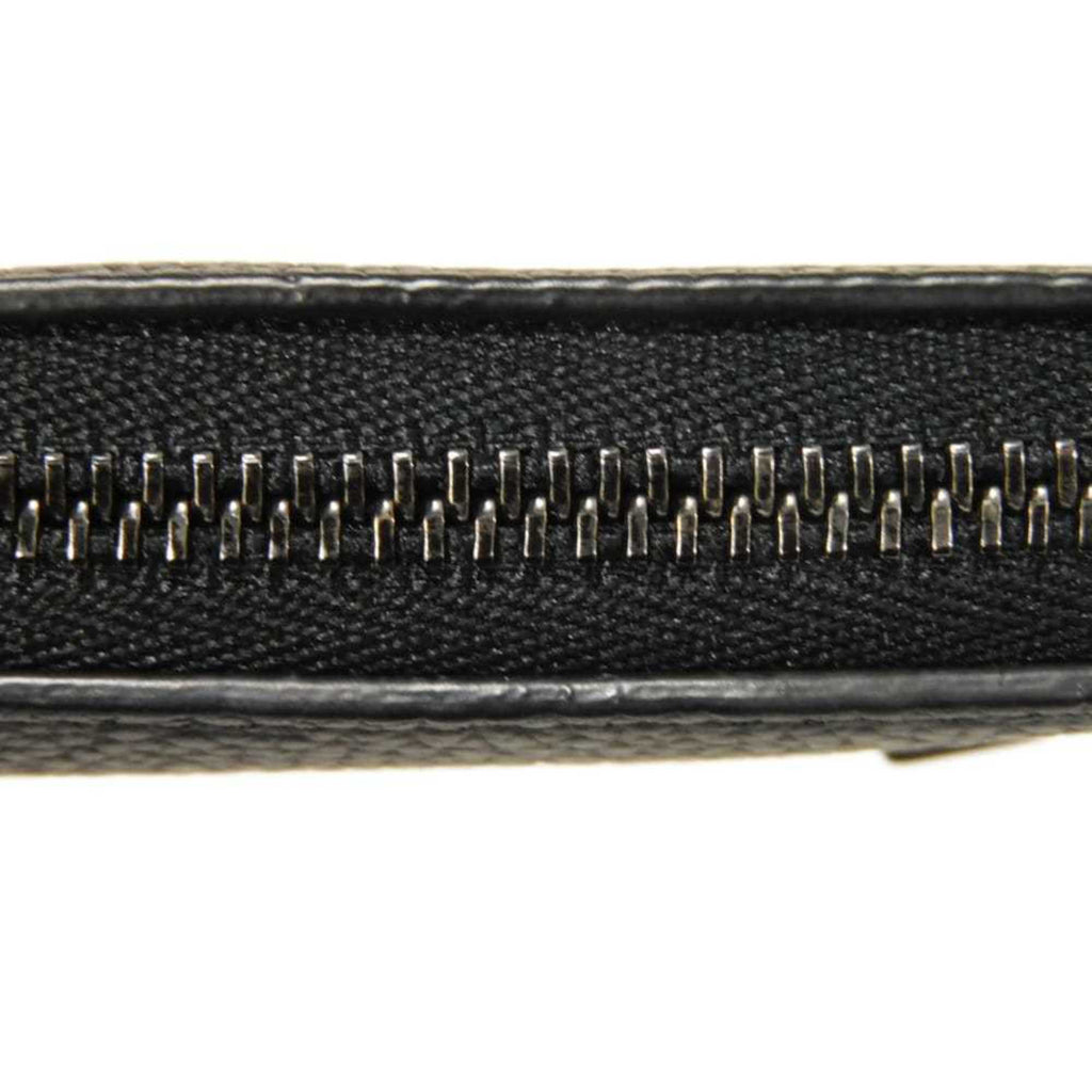 Louis Vuitton Noir Leather Coin Purse/Coin Case (Pre-Owned)