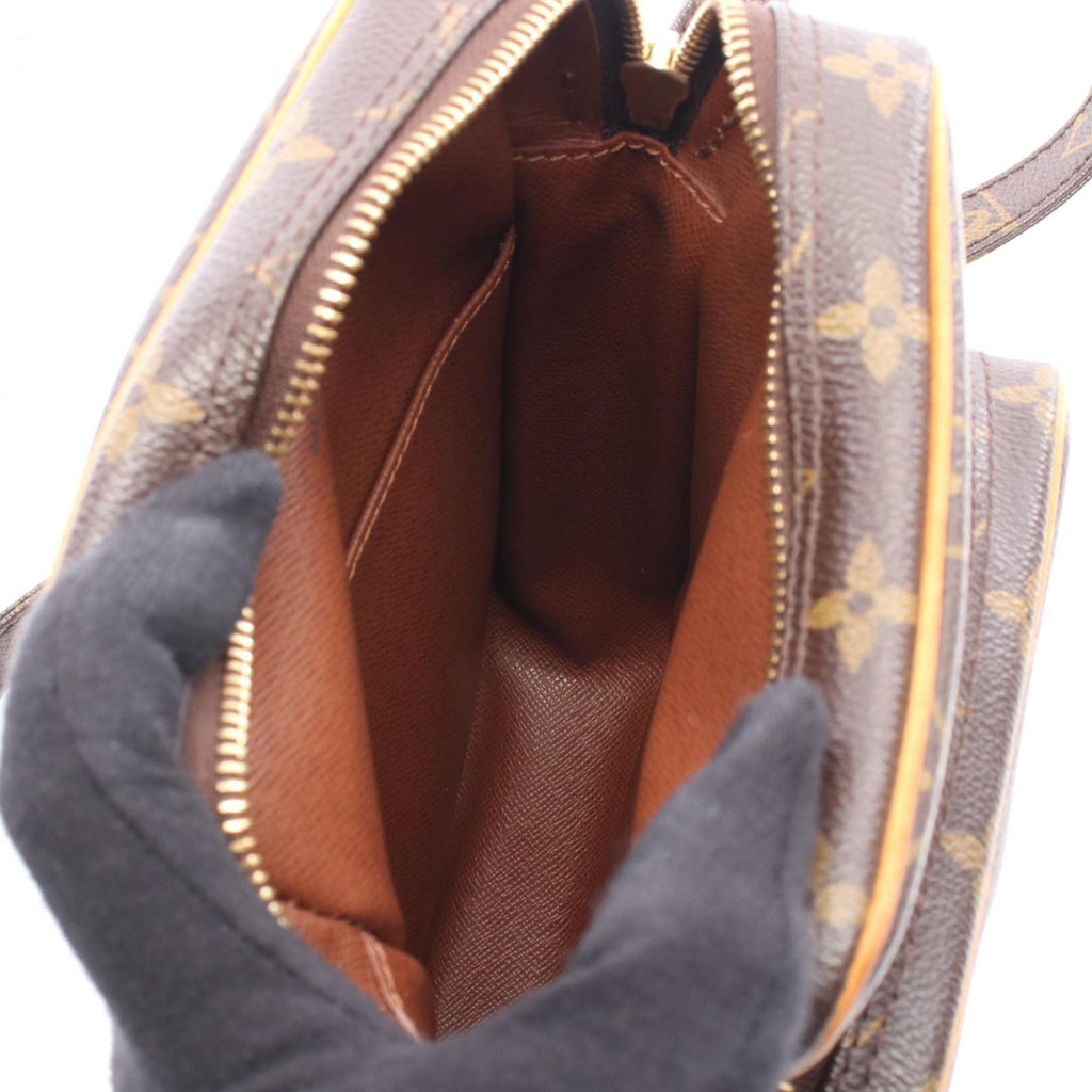 Louis Vuitton Brown Monogram Coated Canvas Shoulder Bag (Pre-Owned)
