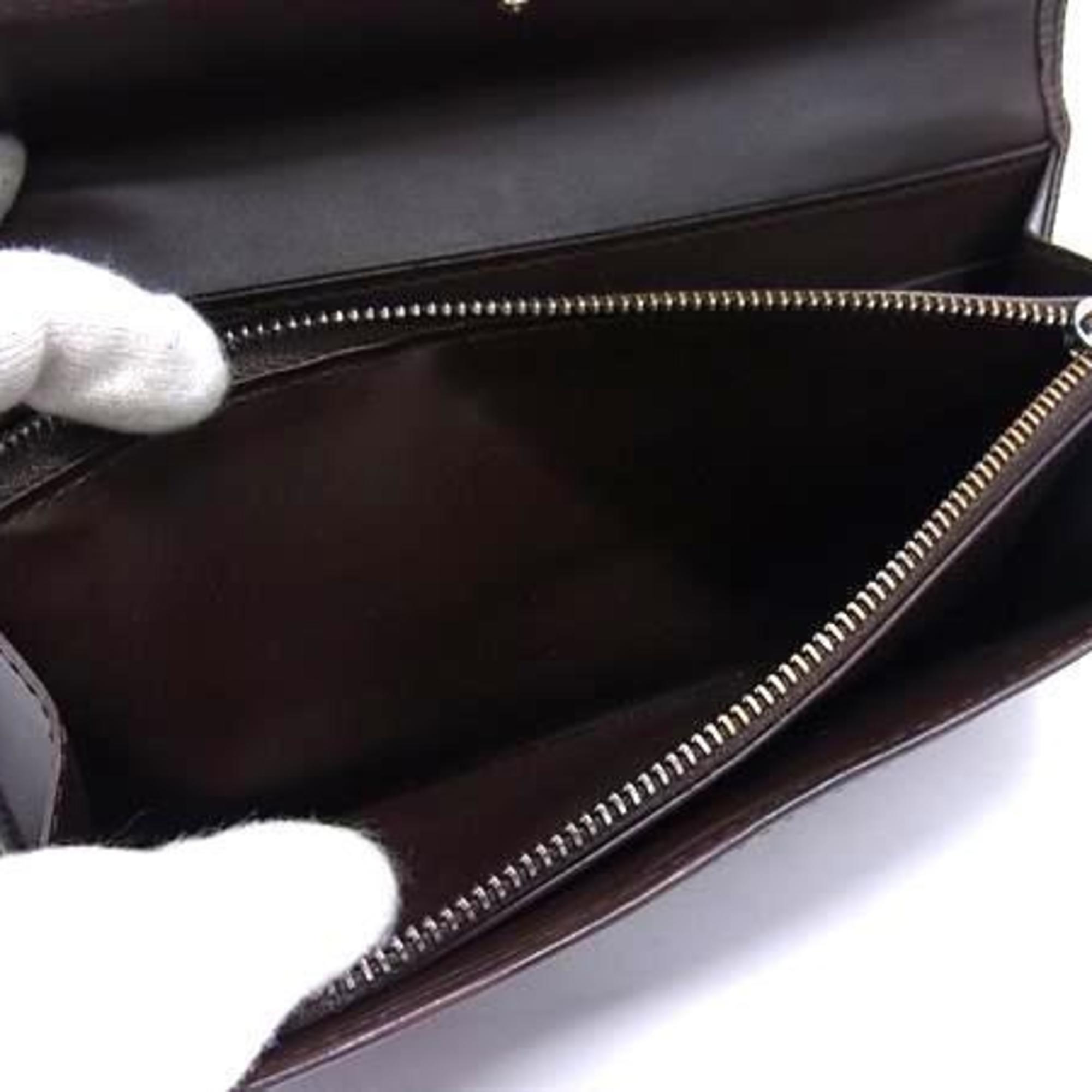 Louis Vuitton Epi Brown Epi Leather Long Wallet (Bi-Fold) (Pre-Owned)