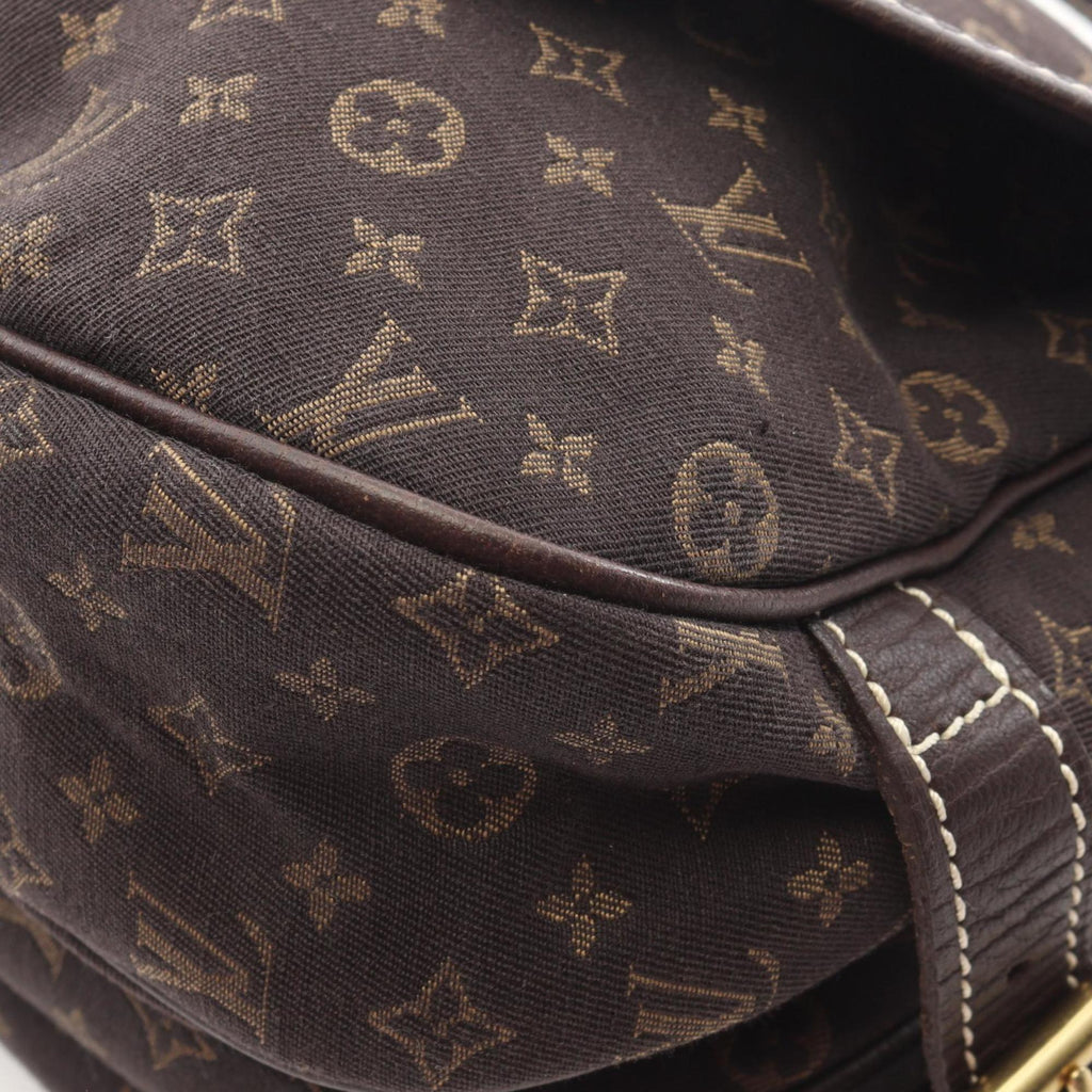 Louis Vuitton Brown Ebene Monogram Mini Lin Shoulder Bag (Pre-Owned)
