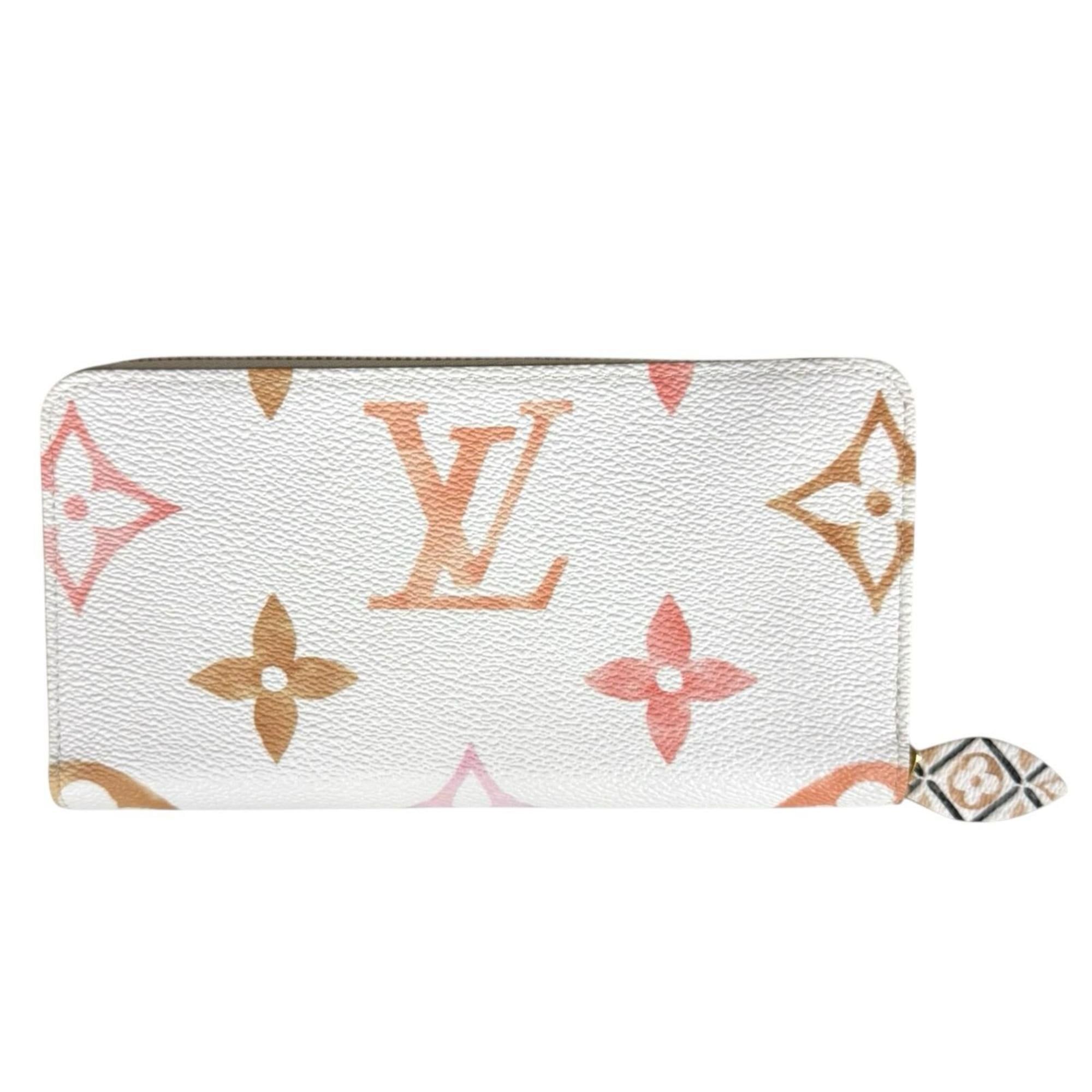 Louis Vuitton Pink White Monogram Empreinte Long Wallet (Bi-Fold) (Pre-Owned)