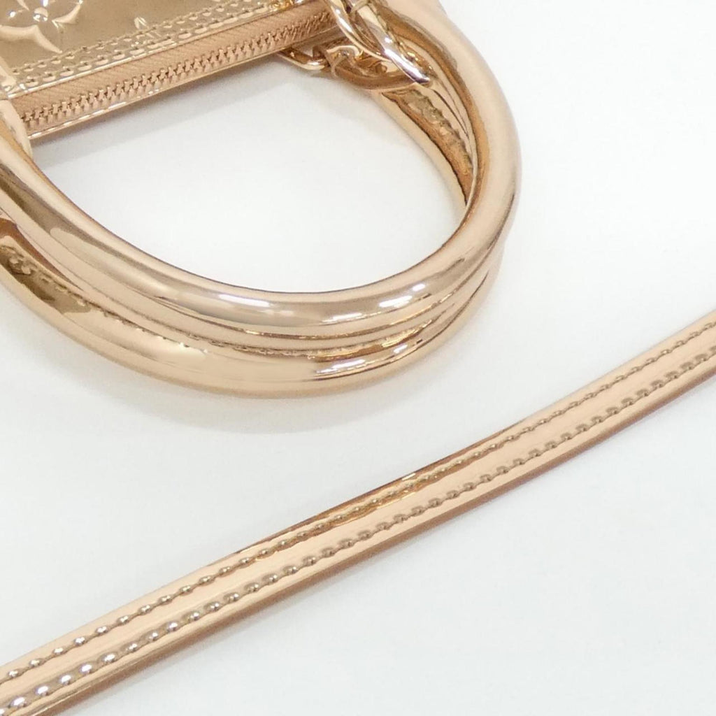 Louis Vuitton Monogram Miroir Rose Gold Leather Handbag (Pre-Owned)