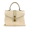 Louis Vuitton Light Beige Leather Handbag Shoulder Bag (Pre-Owned)