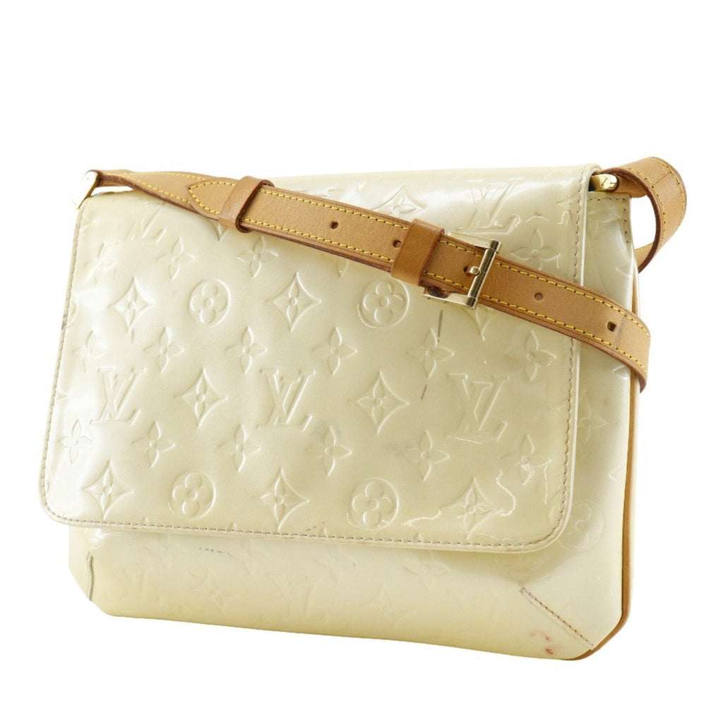 Louis Vuitton Off-White Pearl Monogram Vernis Shoulder Bag (Pre-Owned)