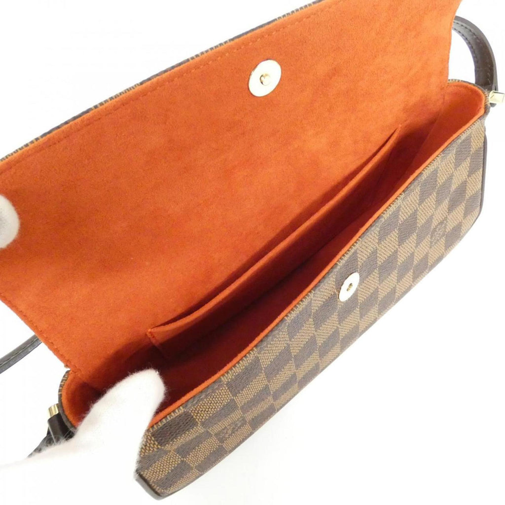 Louis Vuitton Brown Coated Canvas Shoulder Bag (Pre-Owned)
