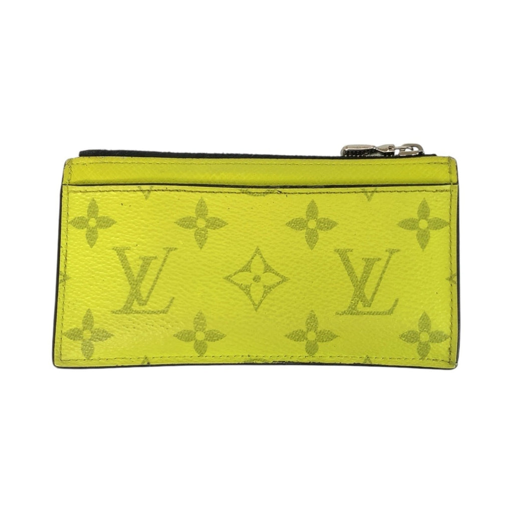 Louis Vuitton Taigarama Jaune Yellow Pvc Coin Purse/Coin Case (Pre-Owned)