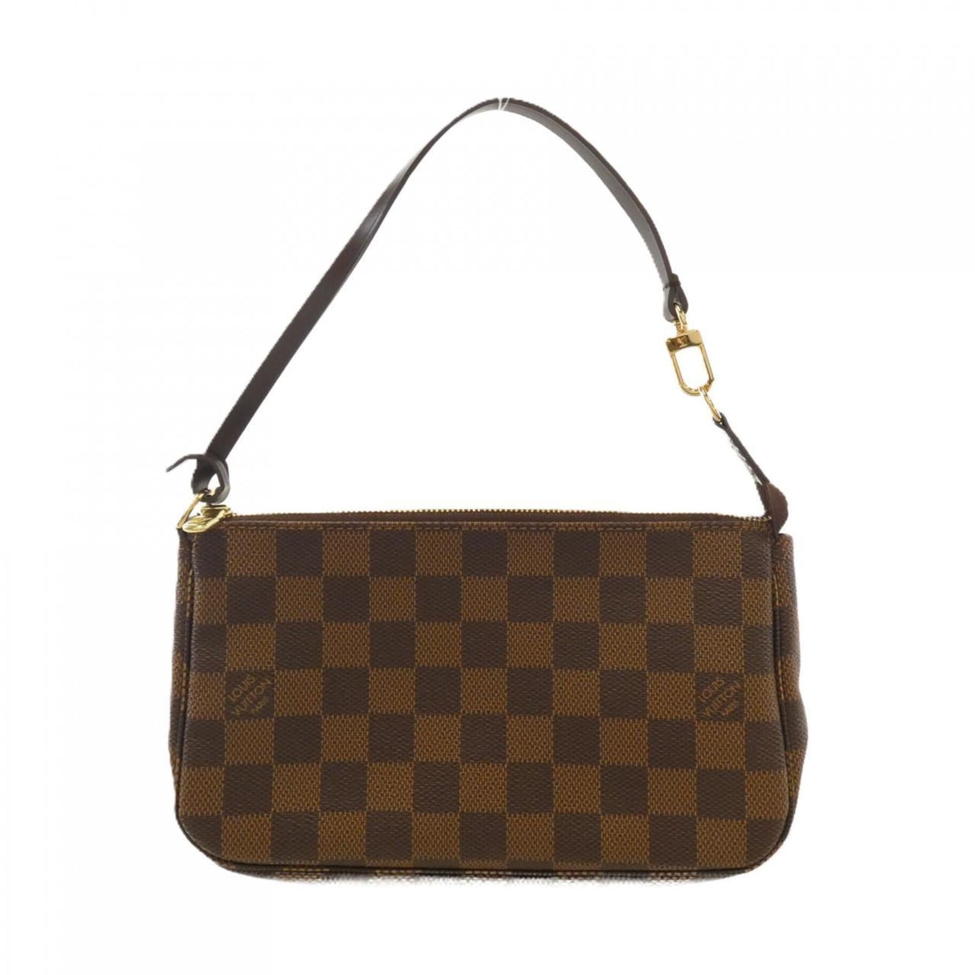 Louis Vuitton Damier Damier Canvas Ebene Damier Canvas Pochette Pouch (Pre-Owned)