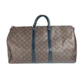 Louis Vuitton Monogram Macassar Black Brown Boston Bag Shoulder Bag (Pre-Owned)