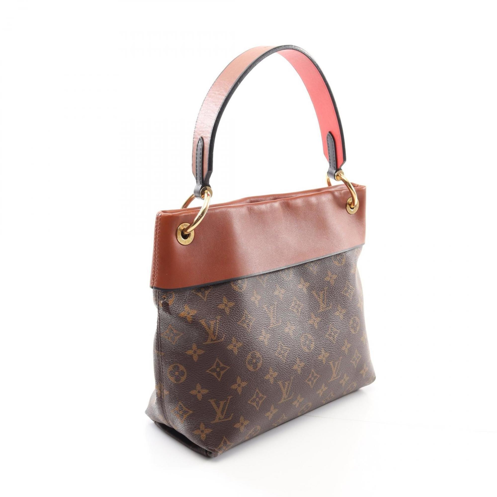 Louis Vuitton Black Brown Caramel Red Color Monogram Pvc Leather Coated Canvas Shoulder Bag (Pre-Owned)