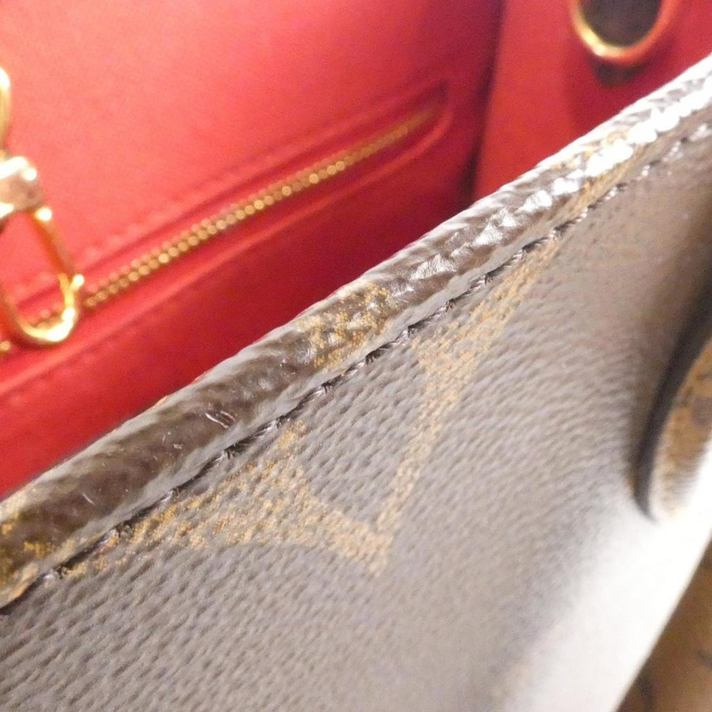 Louis Vuitton Marron Coated Canvas Handbag (Pre-Owned)