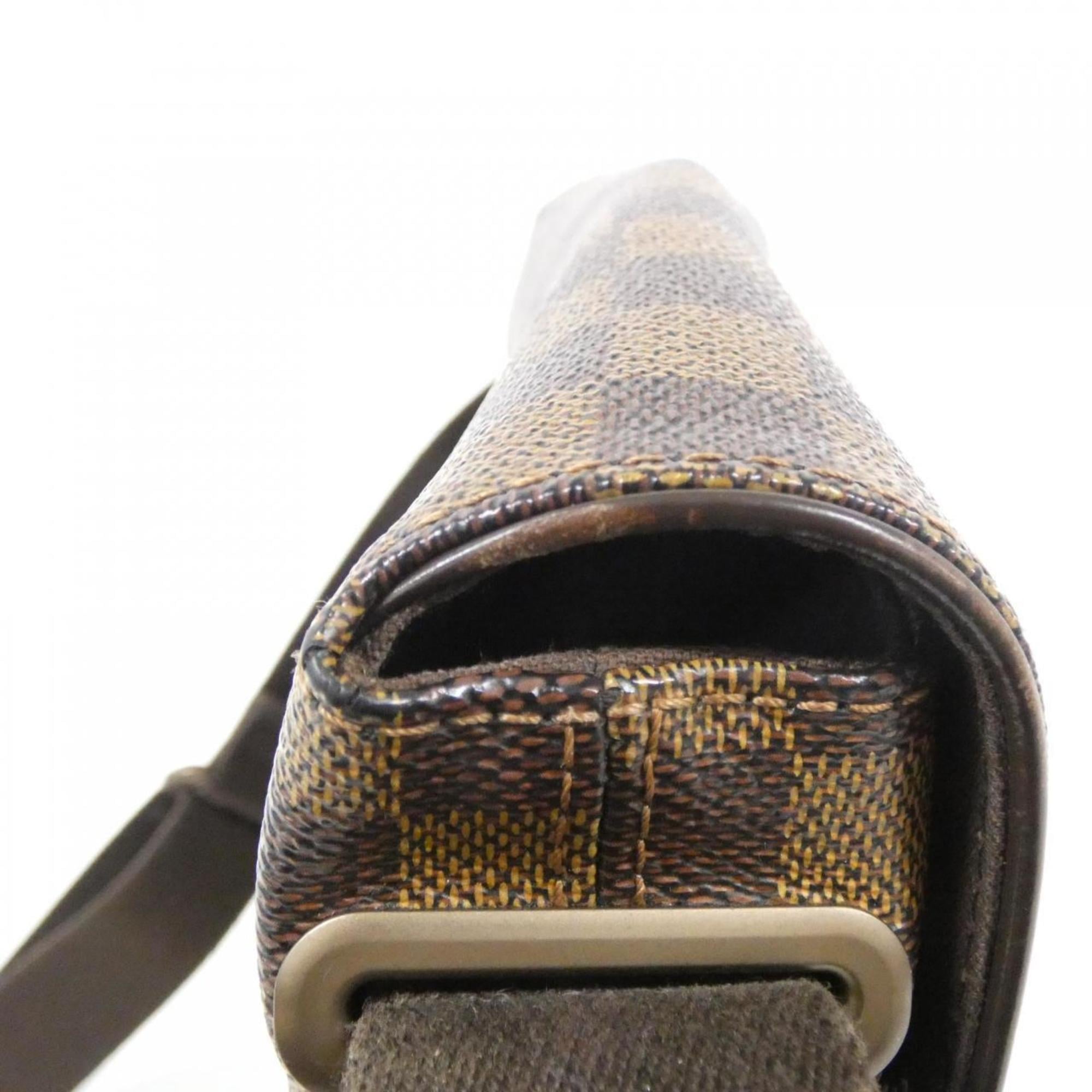 Louis Vuitton Ebene Coated Canvas Shoulder Bag (Pre-Owned)