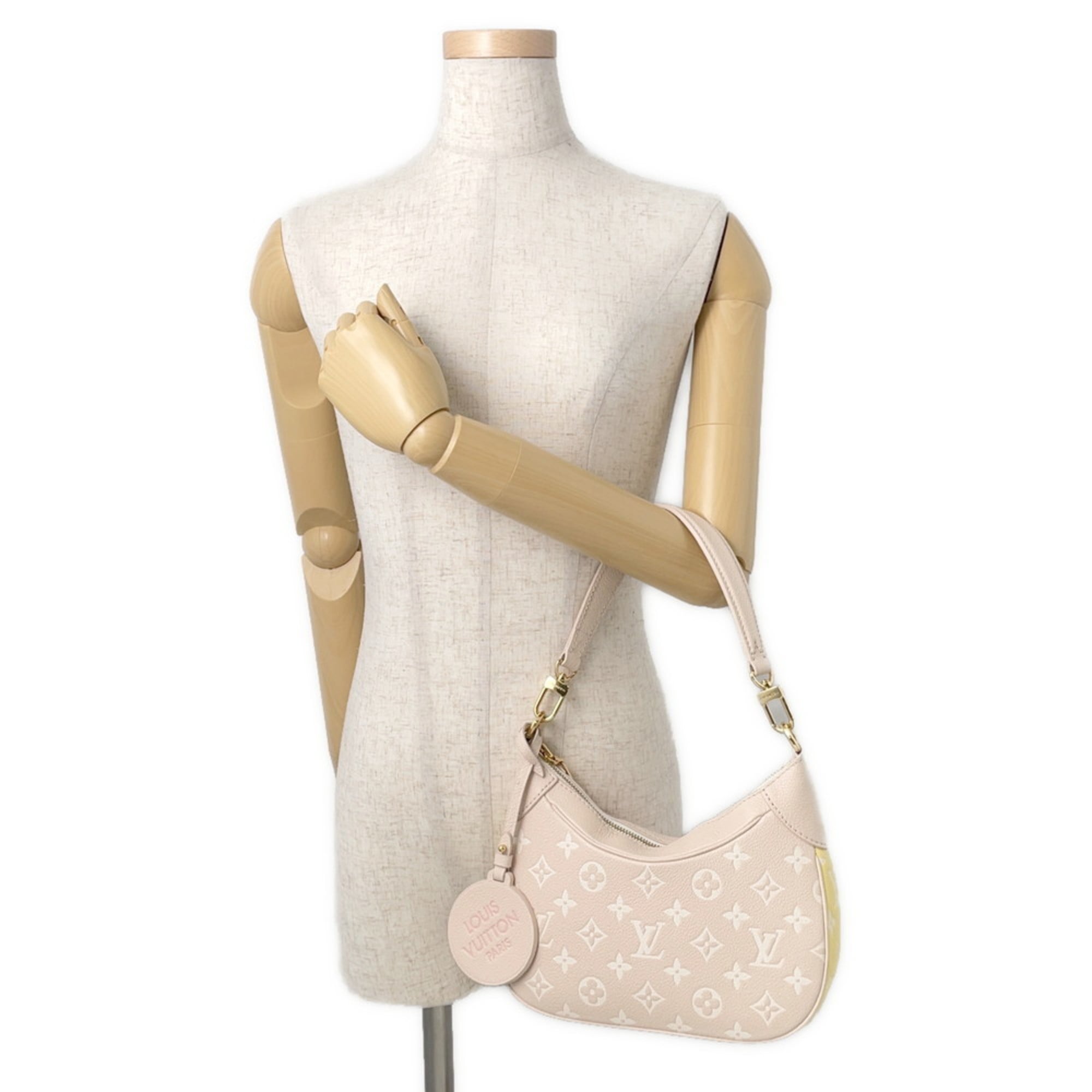 Louis Vuitton Beige Pink Yellow Monogram Empreinte Handbag Shoulder Bag (Pre-Owned)