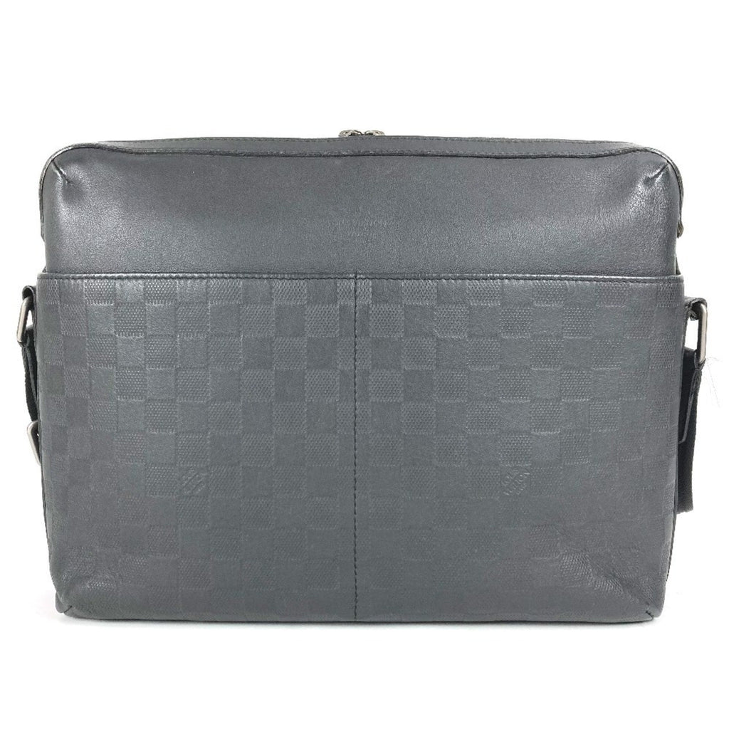 Louis Vuitton Black Galle Onyx Damier Infini Messenger Bag Shoulder Bag (Pre-Owned)