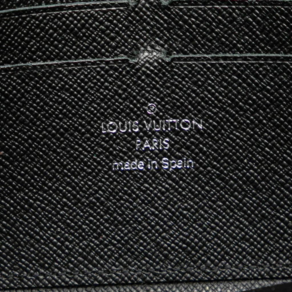 Louis Vuitton Epi Black Leather Long Wallet (Bi-Fold) (Pre-Owned)