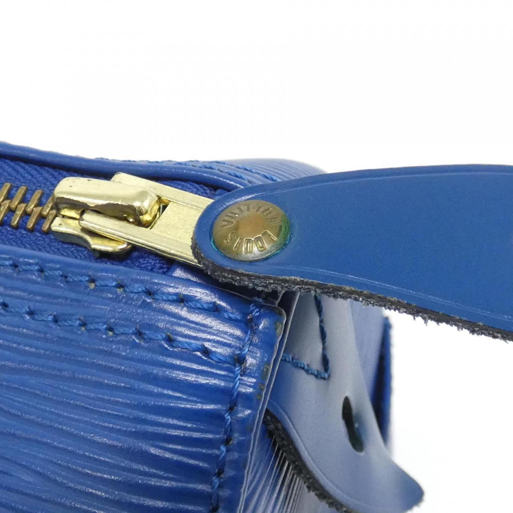 Louis Vuitton Blue Leather Boston Bag (Pre-Owned)