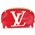 Louis Vuitton Pink Red Color Monogram Pouch (Pre-Owned)
