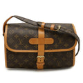 Louis Vuitton Brown Canvas Shoulder Bag (Pre-Owned)