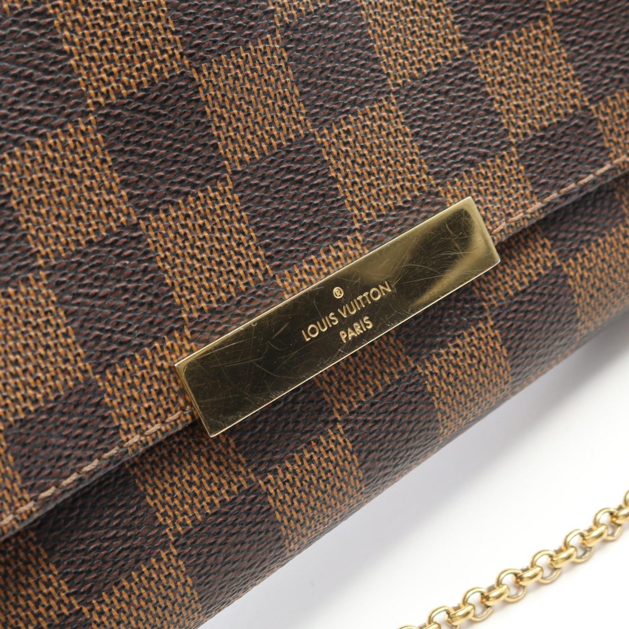 Louis Vuitton Brown Coated Canvas Leather Handbag (Pre-Owned)