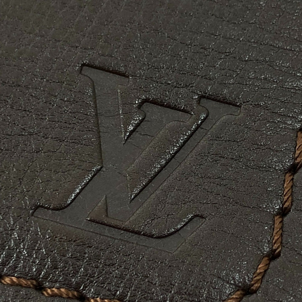 Louis Vuitton Brown Coffee Utah Leather Pochette Shoulder Bag (Pre-Owned)