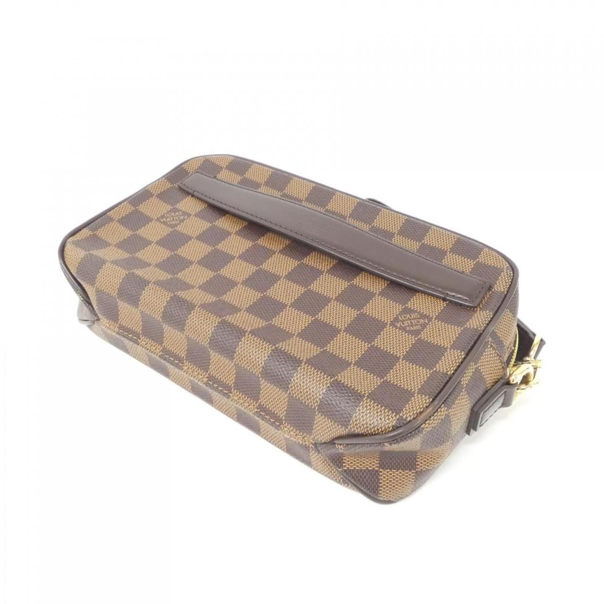 Louis Vuitton Ebene Coated Canvas Pochette (Pre-Owned)