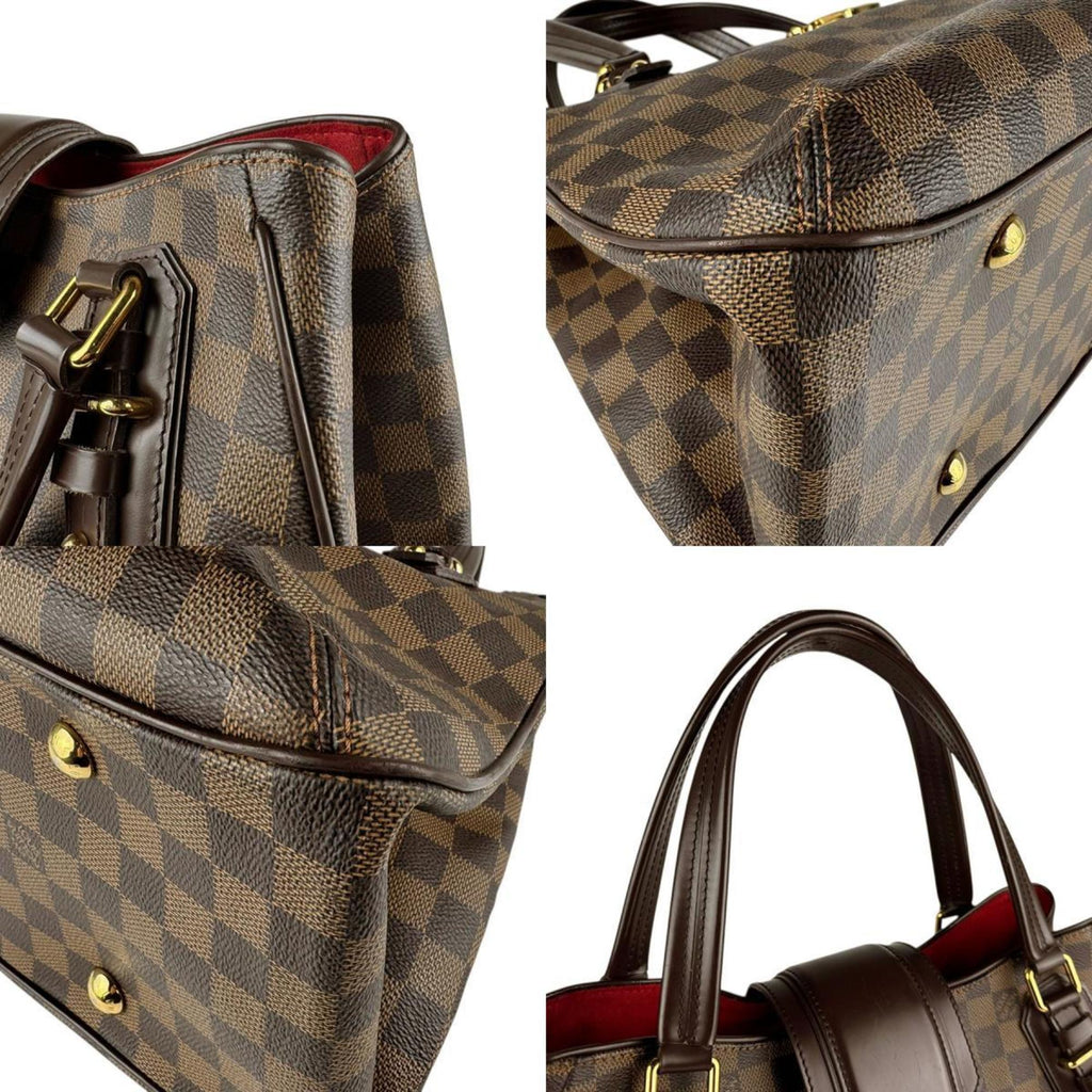 Louis Vuitton Ebene Damier Canvas Handbag (Pre-Owned)