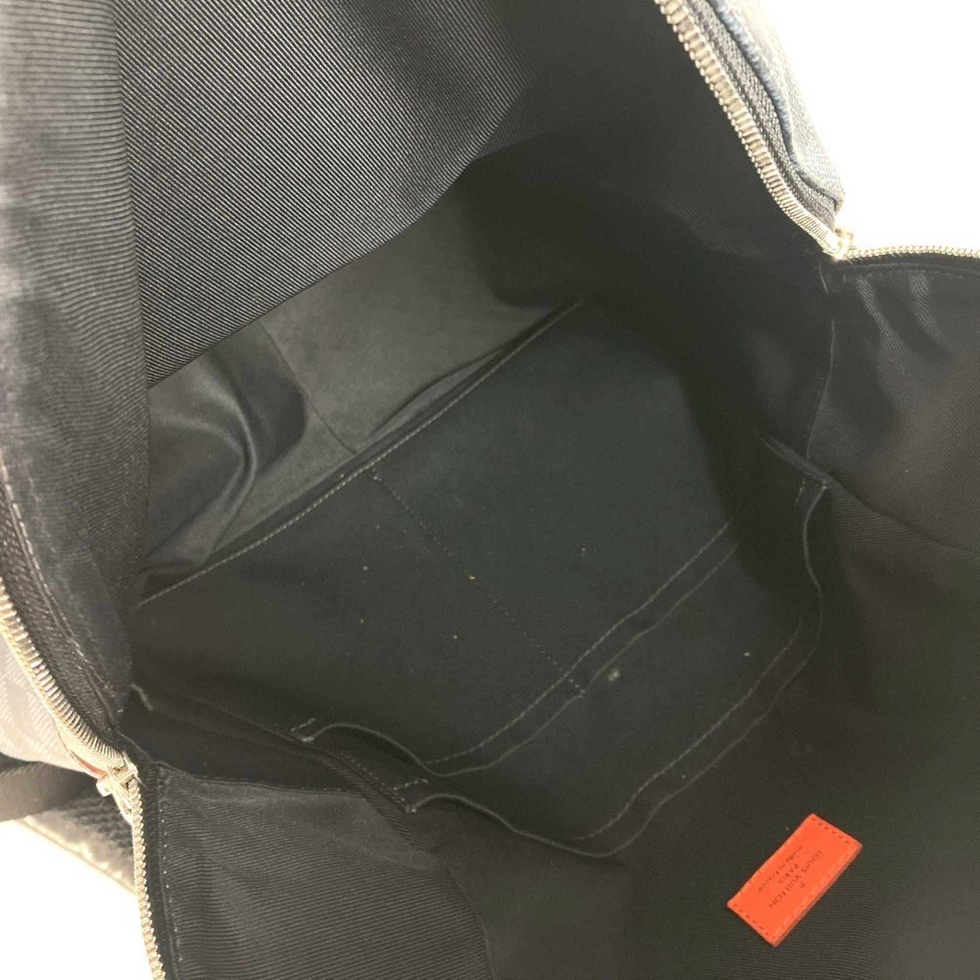 Louis Vuitton Damier Cobalt Navy Orange Backpack (Pre-Owned)