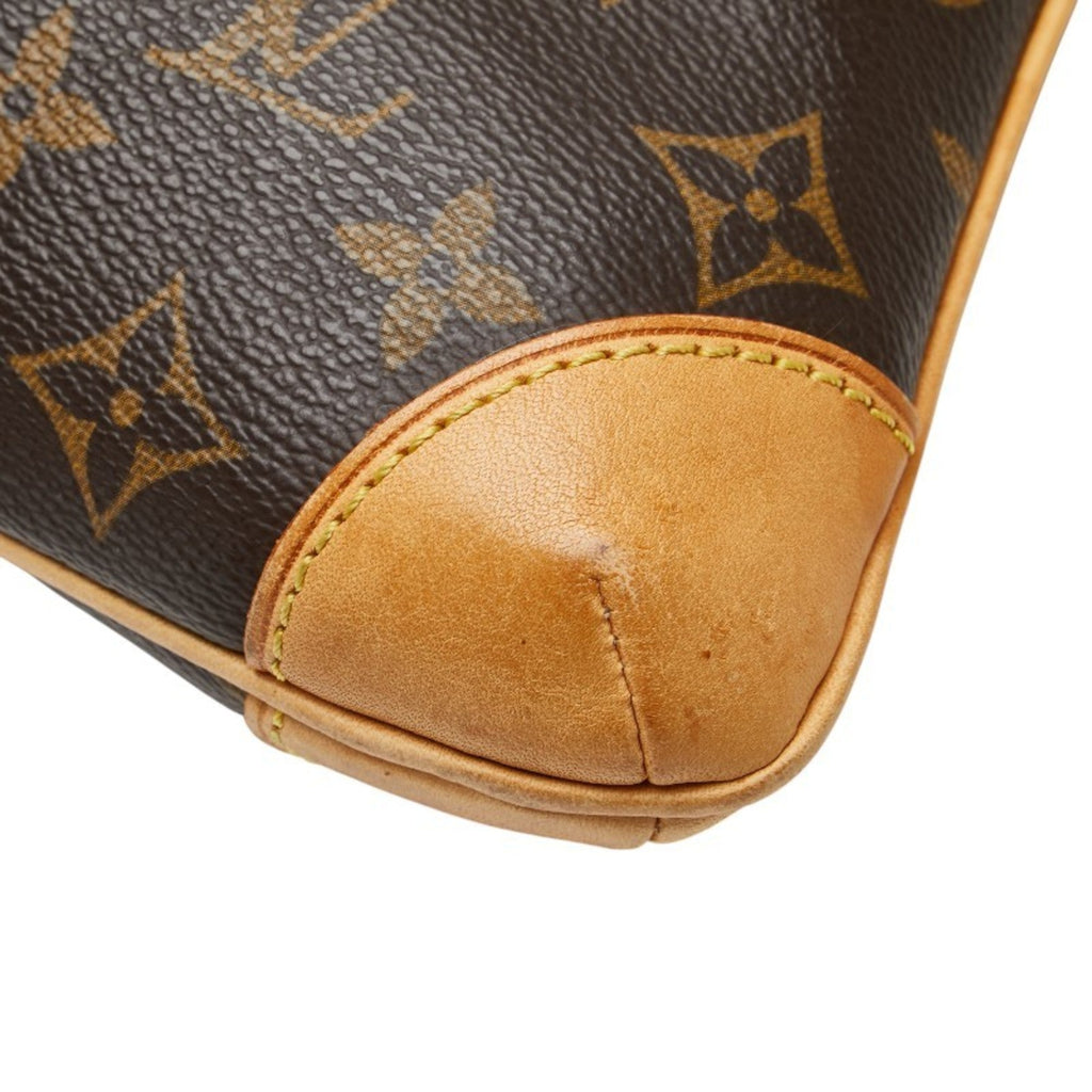Louis Vuitton Brown Pvc Leather Handbag Shoulder Bag (Pre-Owned)