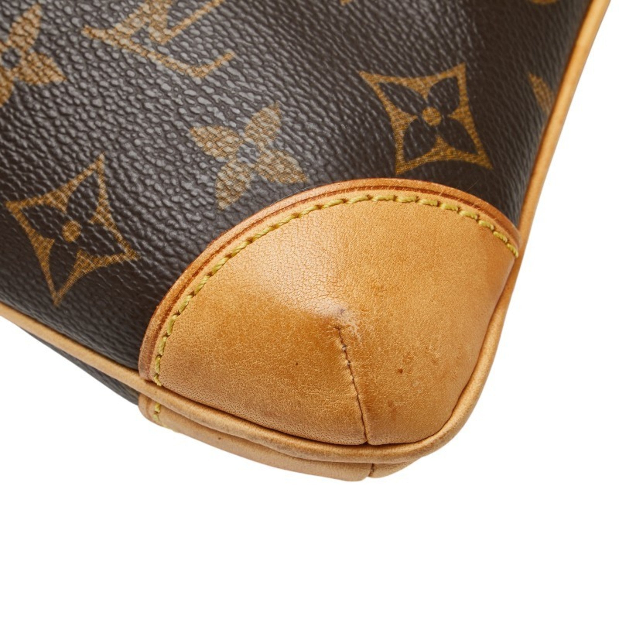 Louis Vuitton Brown Pvc Leather Handbag Shoulder Bag (Pre-Owned)