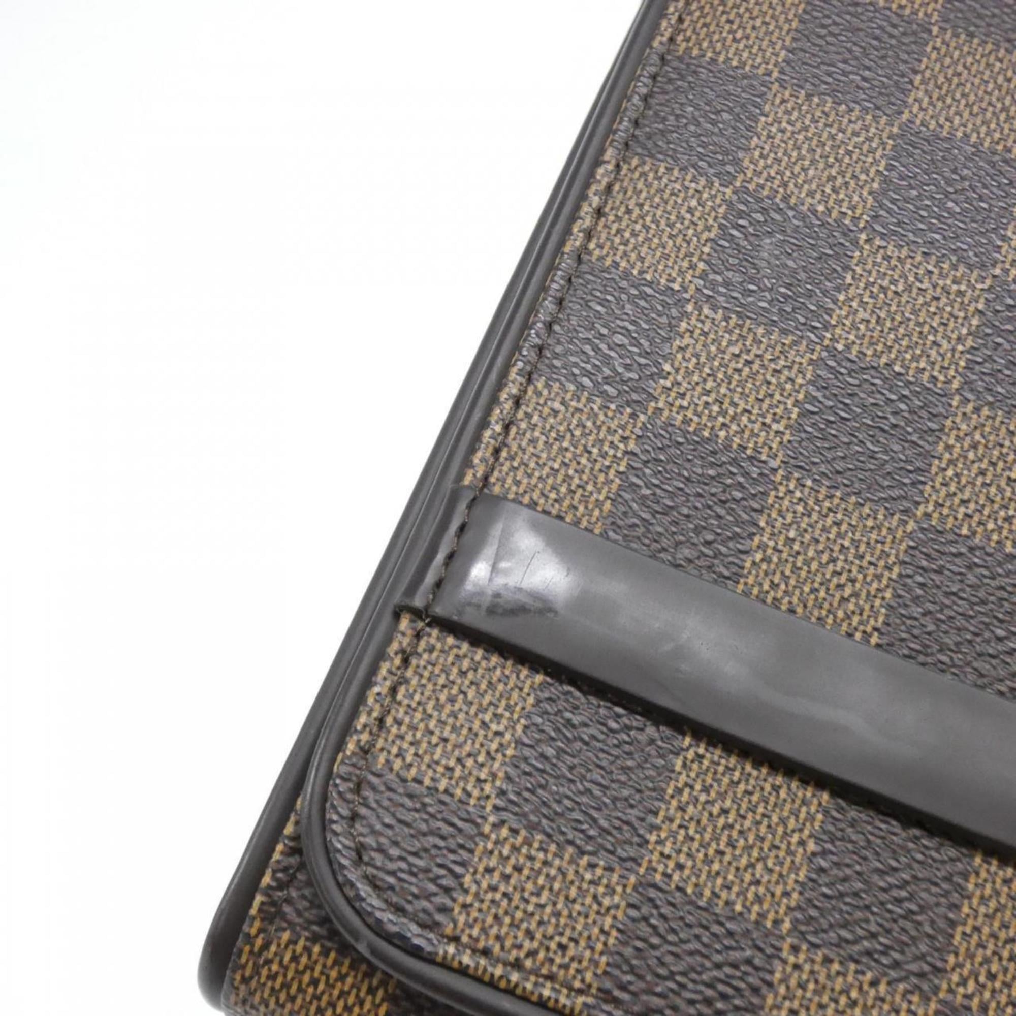 Louis Vuitton Ebene Coated Canvas Shoulder Bag (Pre-Owned)