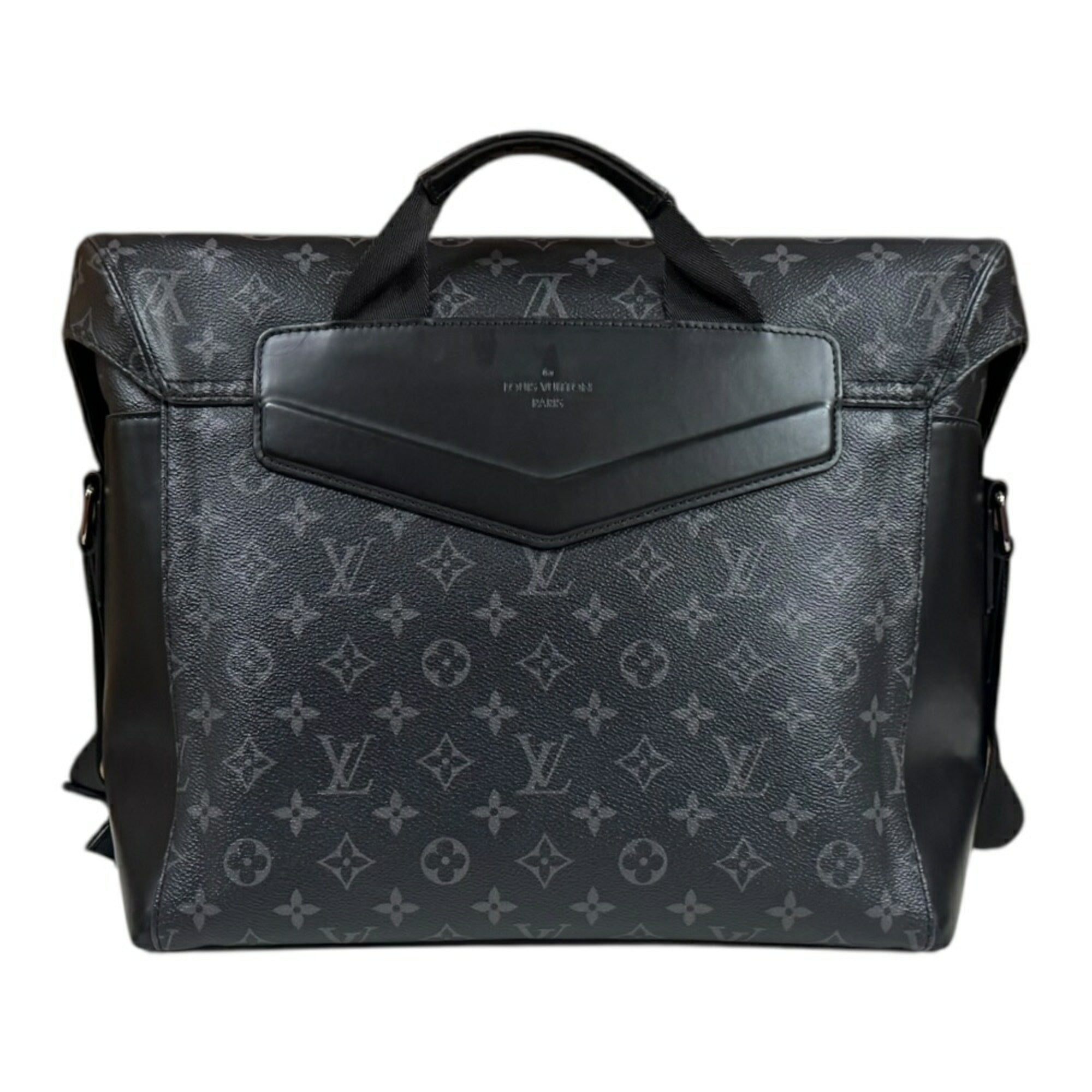 Louis Vuitton Black Gray Monogram Eclipse Shoulder Bag (Pre-Owned)