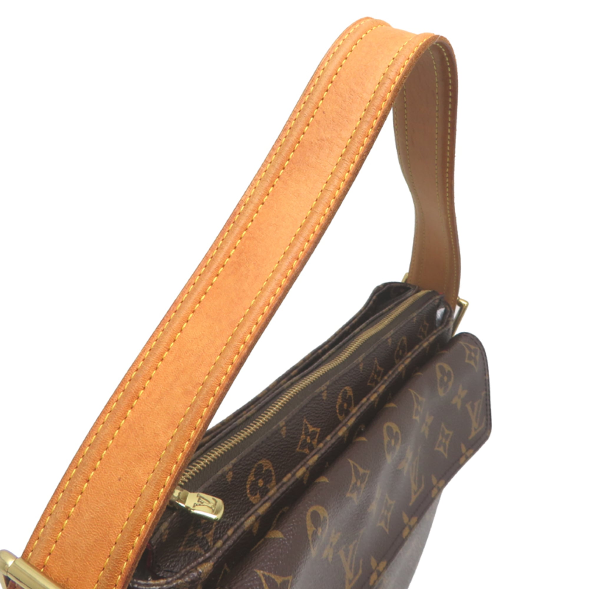 Louis Vuitton Brown Monogram Shoulder Bag (Pre-Owned)