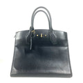 Louis Vuitton Black Noir Leather Handbag (Pre-Owned)