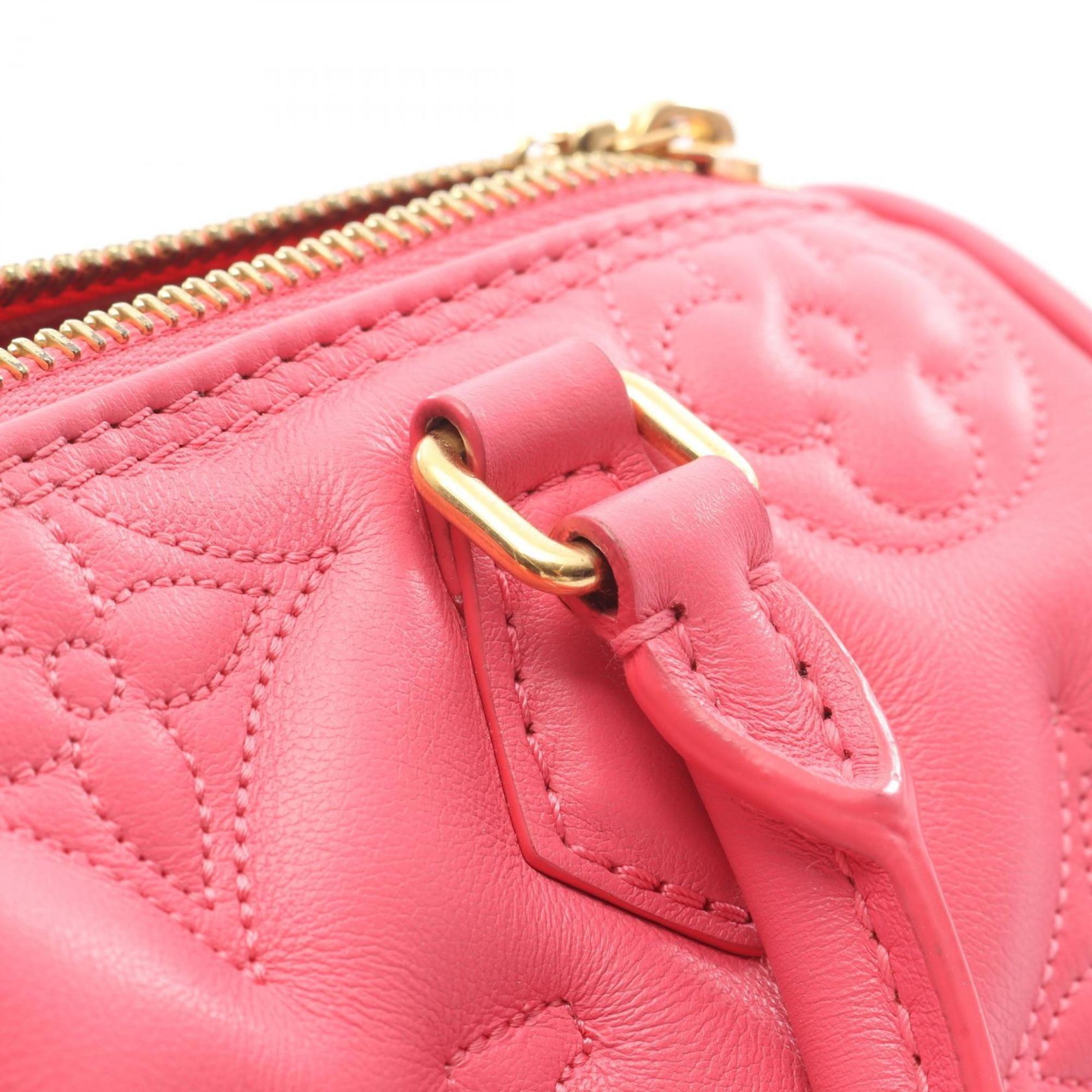 Louis Vuitton Pink Leather Handbag (Pre-Owned)