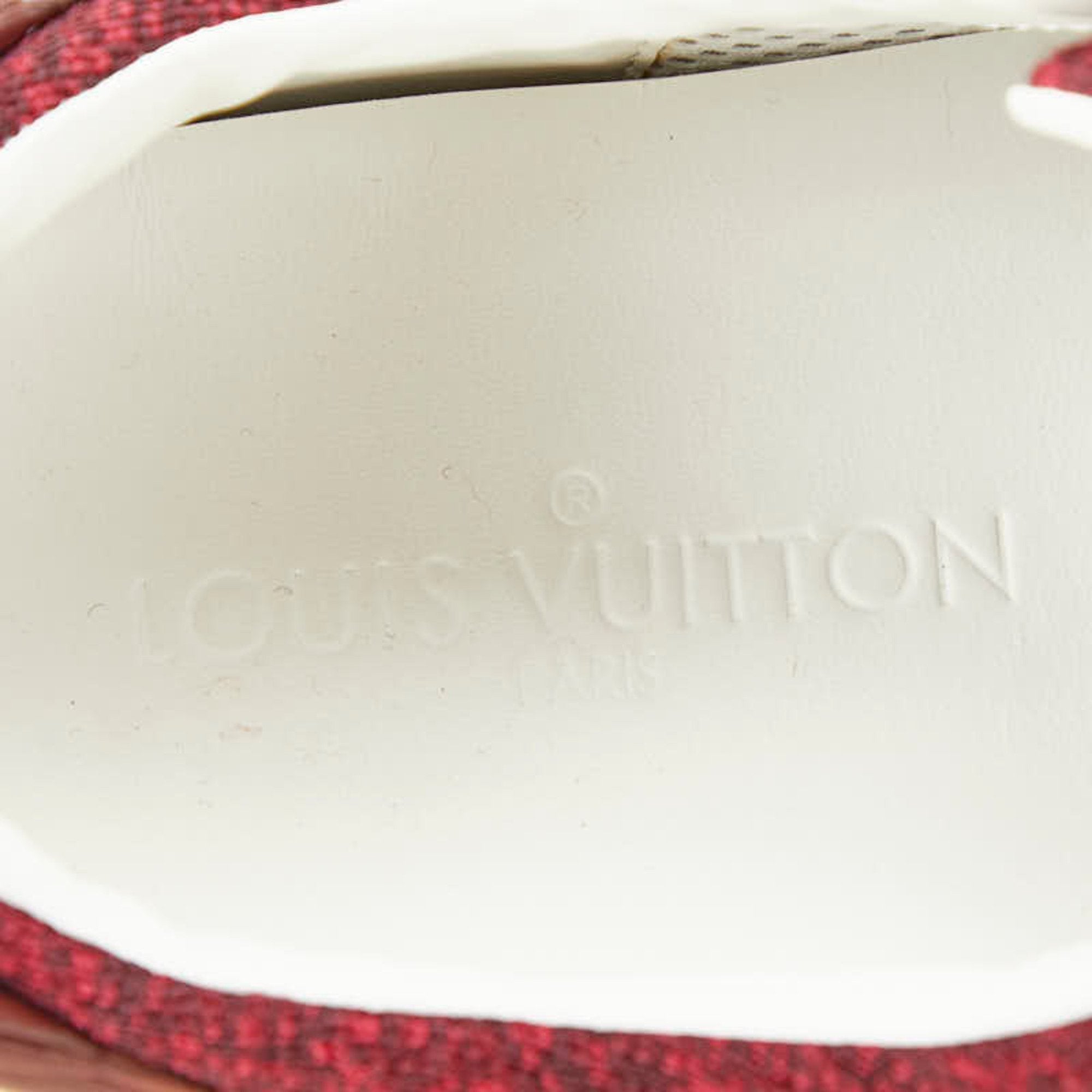 Louis Vuitton Red Color Sneakers (Pre-Owned)